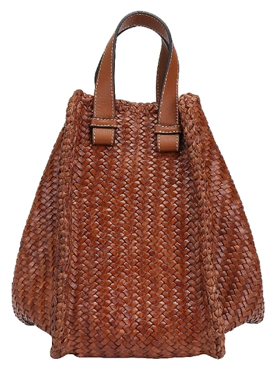 Shop Loewe Hammok Medium Shoulder Bag In Tan