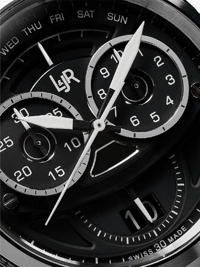 Shop L&jr Stainless Steel S1502 Watch In Black