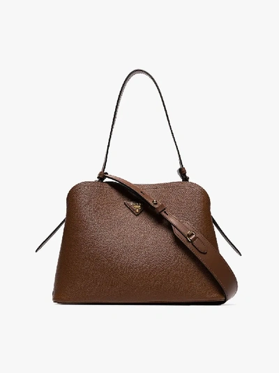 Shop Prada Brown New Promenade Small Shoulder Bag