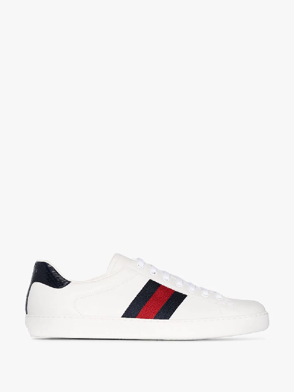 gucci ace croc leather heel