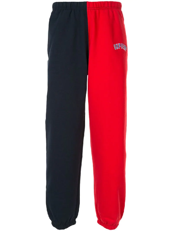 two color track pants