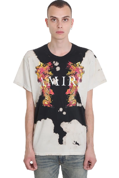 Shop Amiri T-shirt In Black Cotton