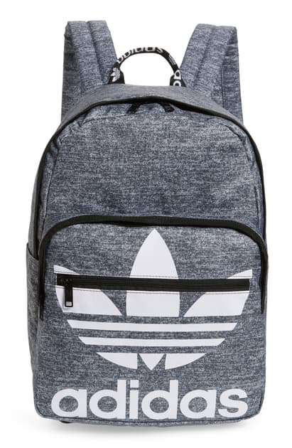 adidas trefoil backpack grey