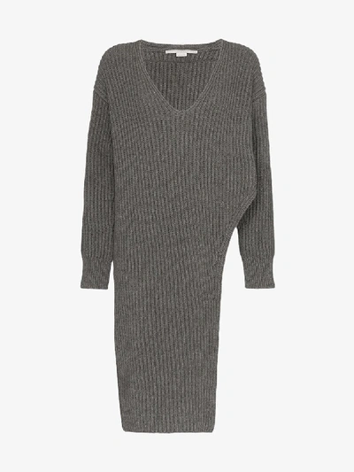 Shop Stella Mccartney Cashmere Knitted Sweater In Grey