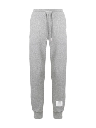 Thom Browne Gray Classic 4-bar Jersey Loopback Sweatpants In Grey