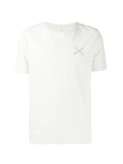 Shop Ben Taverniti Unravel Project Crew Neck T-shirt In White