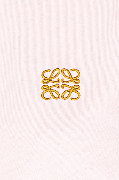 Shop Loewe Asymmetric T Shirt In Pale Pink