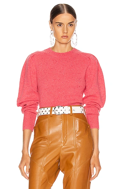 Shop Isabel Marant Colroy Sweater In Candy Pink