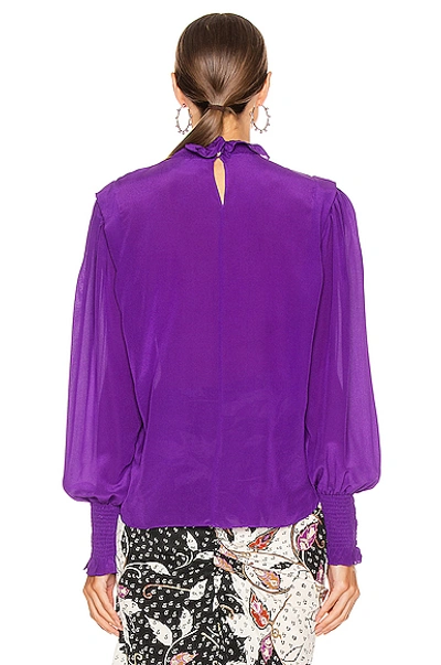 Shop Isabel Marant Étoile Isabel Marant Etoile Yoshi Top In Purple