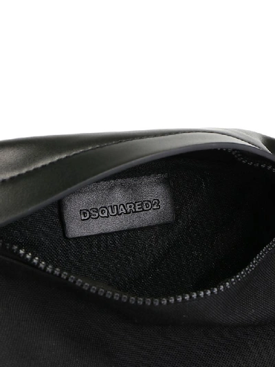 Shop Dsquared2 Tape Bum Belt Bag In Black