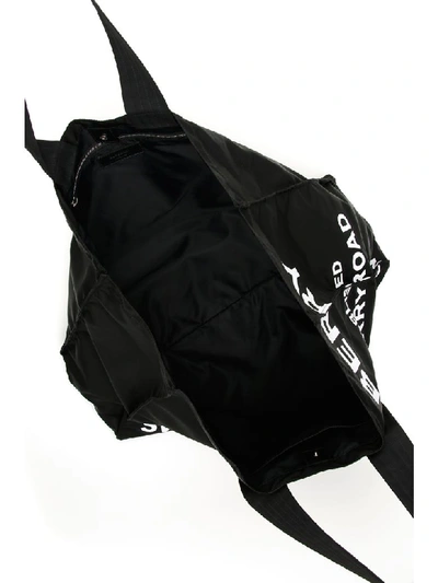 Shop Burberry Paddy Tote Bag In Black (black)