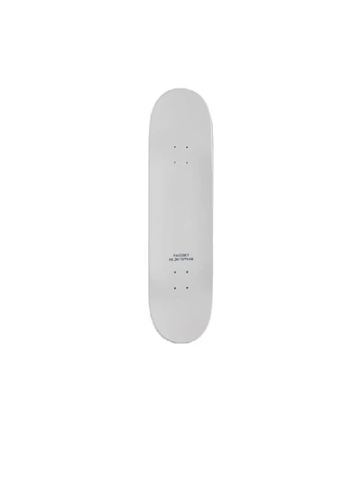 Shop Rassvet Logo Skateboard In White