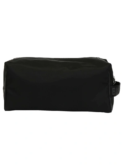 Shop Burberry Pouch In Black/white
