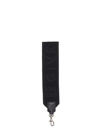 Shop Givenchy Strap Keyring  In Black Tech/synthetic