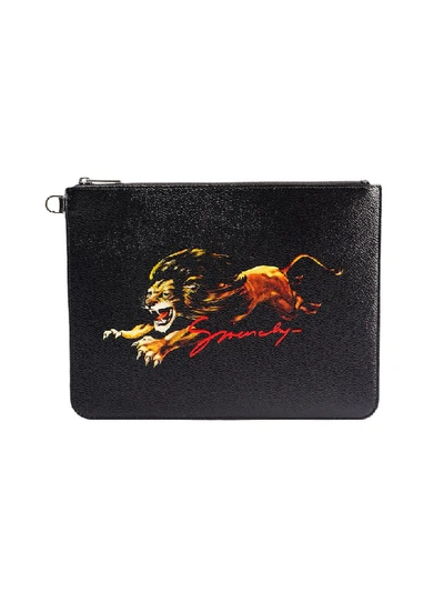 Shop Givenchy Lg Zipped Pouch In Multicolored