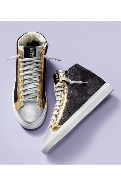 p448 black high tops