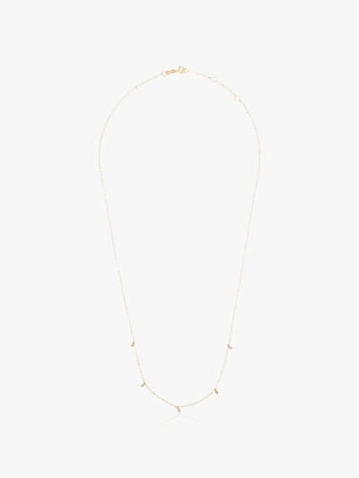 Shop Gigi Clozeau 18k Yellow Gold Diamond Necklace In Metallic
