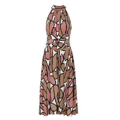 Shop Diane Von Furstenberg Nicola Printed Silk Dress