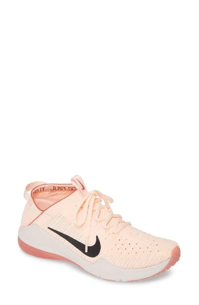 Shop Nike Zoom Air Fearless Flyknit 2 Amp Training Shoe In Pink/ Oil Grey/ Light Pink