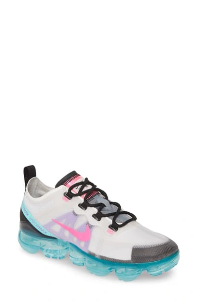 Shop Nike Air Vapormax 2019 Sneaker In Platinum/ Pink/ Aurora Green