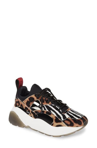 Shop Stella Mccartney Eclypse Sneaker In Leopard/ Zebra