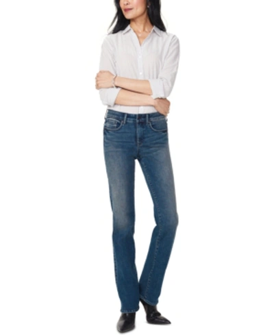 Shop Nydj Tummy Control Marilyn Straight Jeans In Lombard