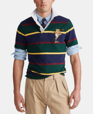 custom fit bear mesh polo