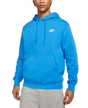 nike sportswear club fleece hoodie navy