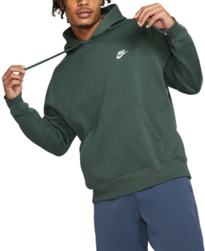 green nike hoodie mens