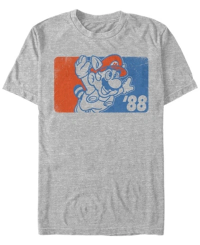 Nintendo Men's Super Mario The Fly Guy Of 88 Short Sleeve T-shirt In Athletic H