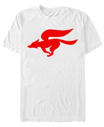 Shop Nintendo Men's Star Fox Logo Short Sleeve T-shirt In White