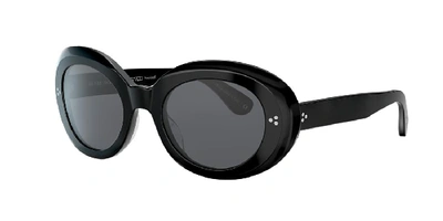 Shop Oliver Peoples Woman  Ov5395su Erissa In Grey-black