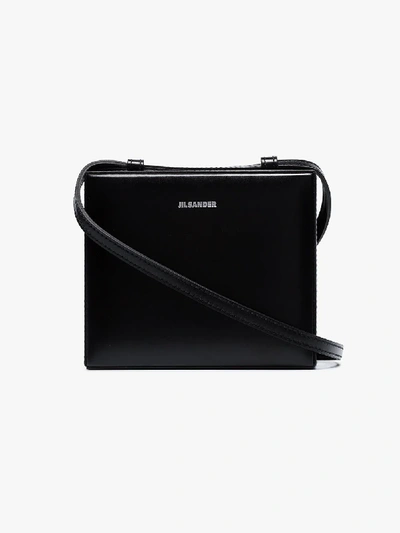 Shop Jil Sander Black Mini Case Box Bag