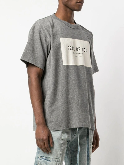 Shop Fear Of God 6th Collection T-shirt Grey