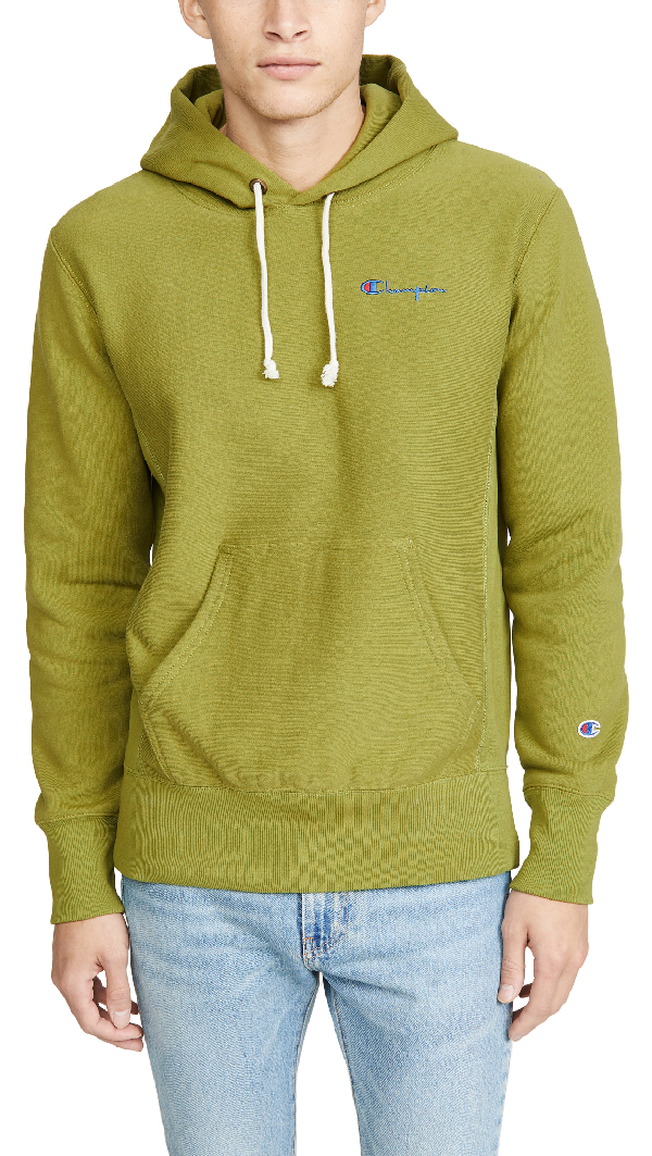 hiker green champion sweatshirt