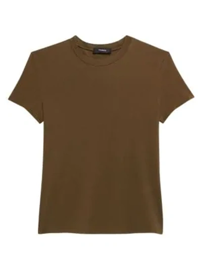Shop Theory Tiny Tee In Deep Army
