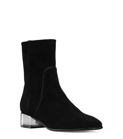 Shop Stuart Weitzman Clodette In Black Suede