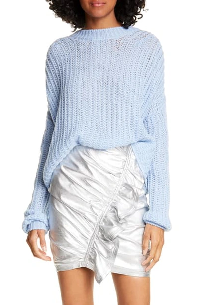 Shop A.l.c Reno Sweater In Baby Blue