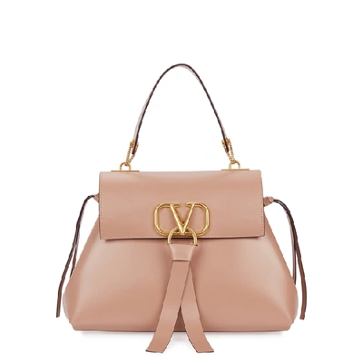 Shop Valentino Vring Small Leather Top Handle Bag