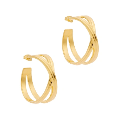 Shop Missoma Infini Medium 18kt Gold Vermeil Hoop Earrings