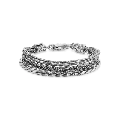 Shop Emanuele Bicocchi Sterling Silver Chain Bracelet
