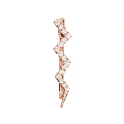 Shop Rosie Fortescue Heartbeat 18kt Rose Gold-plated Hair Clip