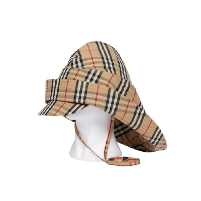 Shop Burberry Vintage Check Rain Hat