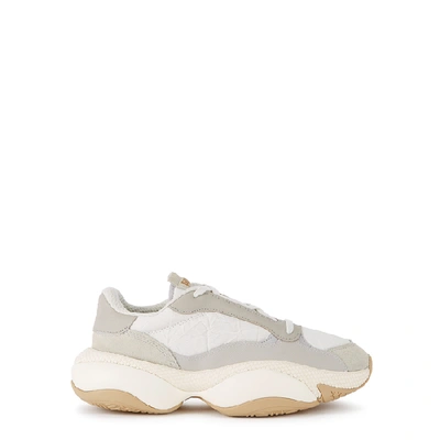 Shop Puma Alteration Pn-1 Off-white Canvas Sneakers