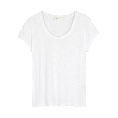 Shop American Vintage Jacksonville White Slubbed Jersey T-shirt