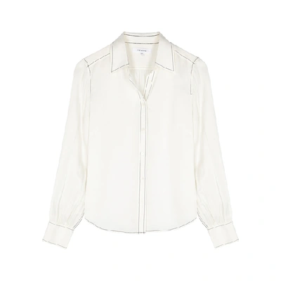Shop Frame White Silk Shirt