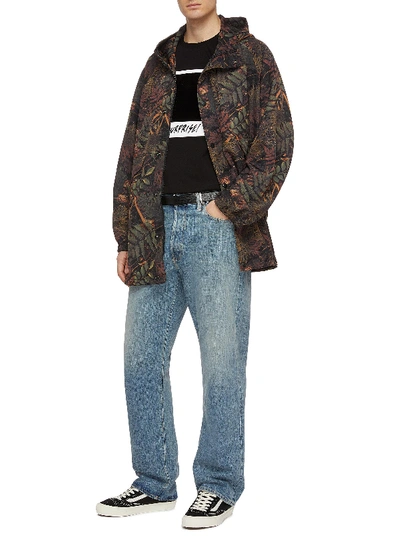 Shop Doublet Creature Embroidered Camouflage Print Jacket