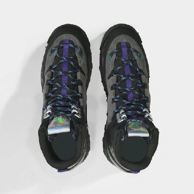 Shop Acne Studios Bertrand W Hiking Boots In Black Calf Leather