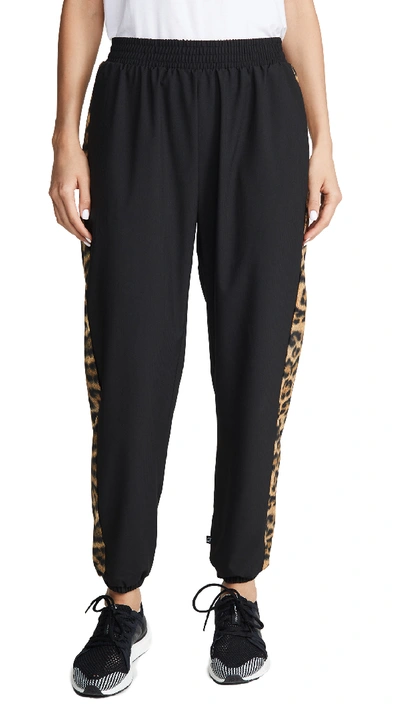Shop Terez Printed Windbreaker Pants In Leopard Goals