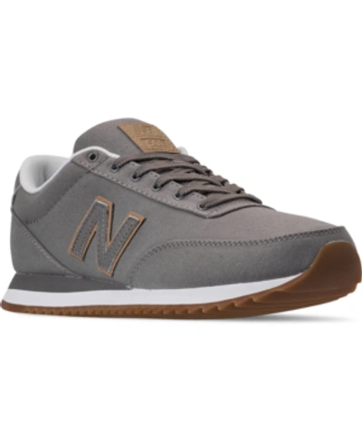 New Balance Men's 501 Canvas Gum Casual Sneakers From Finish Line In Grey |  ModeSens